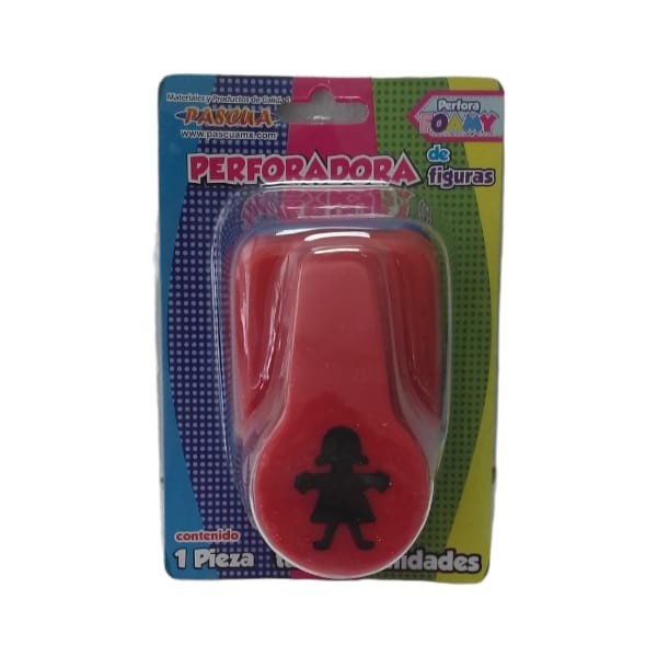 PERFORADORA 1 ORIF. PFOAMY FIG. NIÑA PASCUA BLISTER